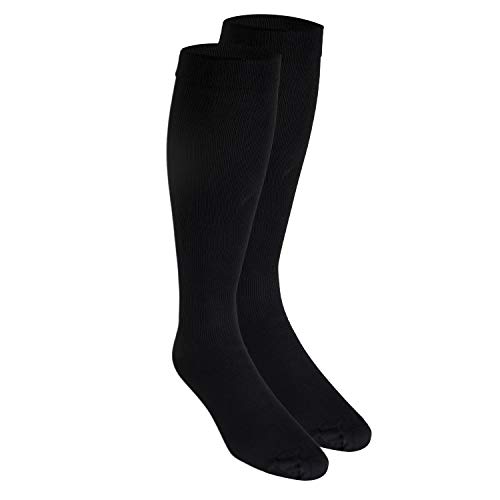 Truform Compression Socks for Men, 15-20 mmHg, Black, X-Large Truform Men's Knee High Compression Socks, 15-20 mmHg, Bla