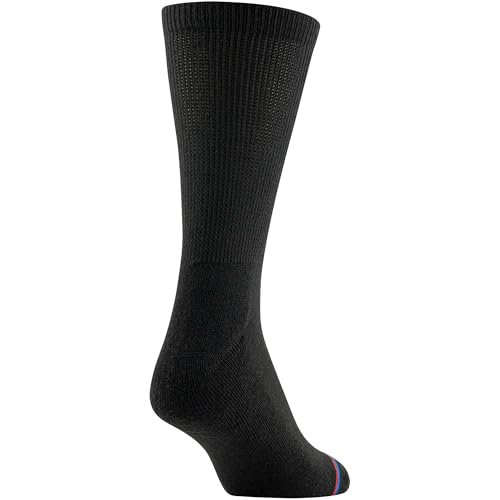 Women's Diabetic Crew Socks with Non-Binding Top and Cushion Sole | Diabetic Women's Crew Socks Featuring Non-Binding T