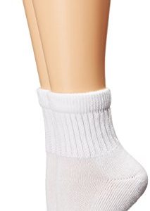 MediPeds Women's Diabetic Quarter Socks Non-Binding Funnel Top 2 Pairs Soft & Moisture Wickingperia MediPeds Women's Dia