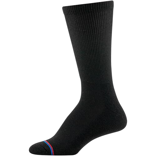 Women's Diabetic Crew Socks with Non-Binding Top and Cushion Sole - Premium Comfort for Diabetics | Women's Diabetic Cr