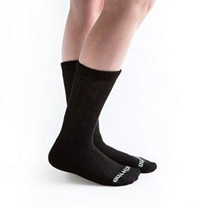 Doc Ortho Ultra Soft Loose Fit Diabetic Socks for Men and Women: Premium Comfort and Support, 3 Pairs, Crew