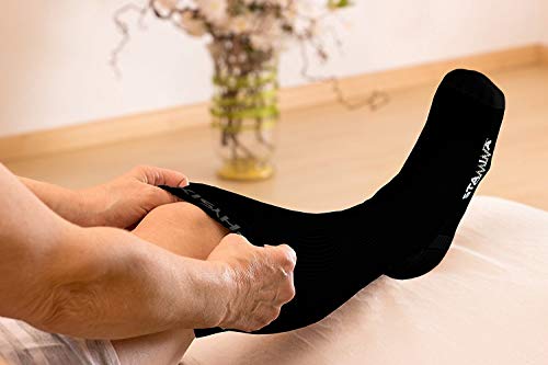 Physix Gear Compression Socks 20-30 mmHg - Men & Women - Running, Nursing, Travel