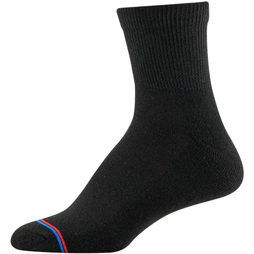 MediPeds Adult Quarter Socks with Non-Binding Top and Cushion for All-Day Comfort | MediPeds Adult Quarter Socks with N