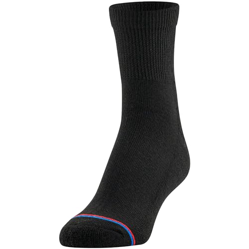 MediPeds Adult Compression Quarter Socks with Non-Binding Top and Cushion, Multiple Pairs - Therapeutic Footwear for Me