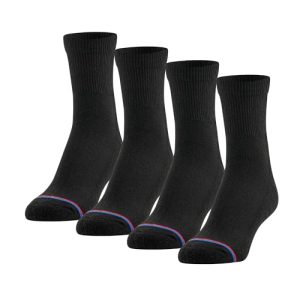 MediPeds Adult Quarter Socks with Non-Binding Top and Cushion - Multiple Pairs for Men and Women | MediPeds Adult Quart