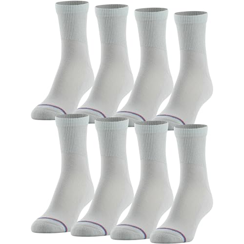MediPeds Adult Quarter Socks With Non-Binding Top and Cushion - Comfortable and Stylish for All-Day Wear, Multiple Pair