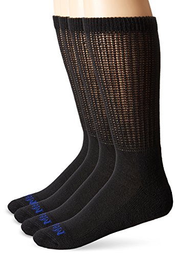Men's Half Cushion Crew Socks from MediPeds - Premium Comfort for All-Day Wear | MediPeds Men's Half Cushion Crew Socks