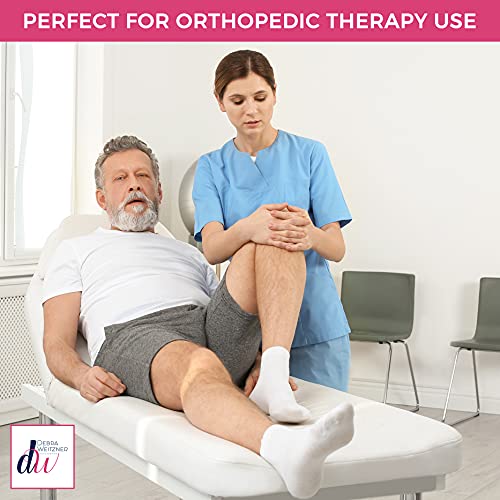 Debra Weitzner Diabetic Socks For Men and Women Loose Fit Non-Binding Cotton Crew Socks - Diabetes Comfort, Breathable,