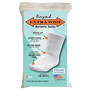 Bariatric Socks for Extreme Lymphedema - Made in USA, Stretch to 30 Inches | Made in USA Bariatric Socks - Extreme Lymp