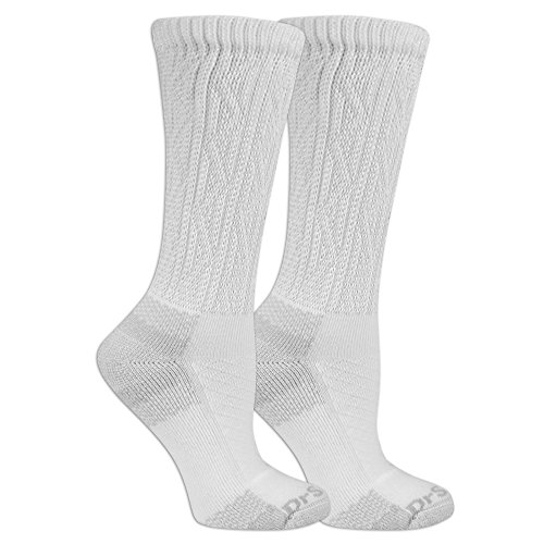 Dr. Scholl's Womens Casual Socks White/Gray One Size US Diabetic & Circulatory Care Walmart Promo